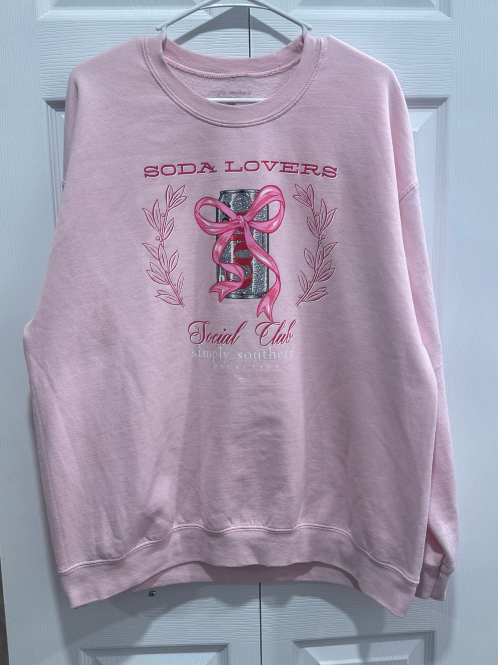 Simply Southern Pink "Soda Lovers" “Diet Coke” Graphic Sweatshirt